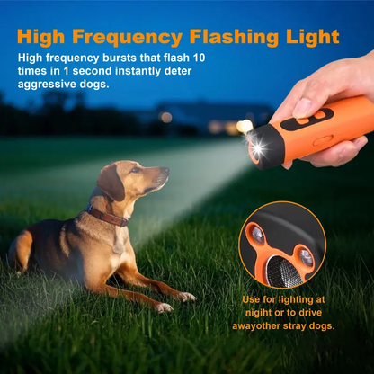 🐶Special price $13.99!🦮Professional Sonic Emitters Dog Training Tool Dog Bark Deterrent Device with LED Flashlight