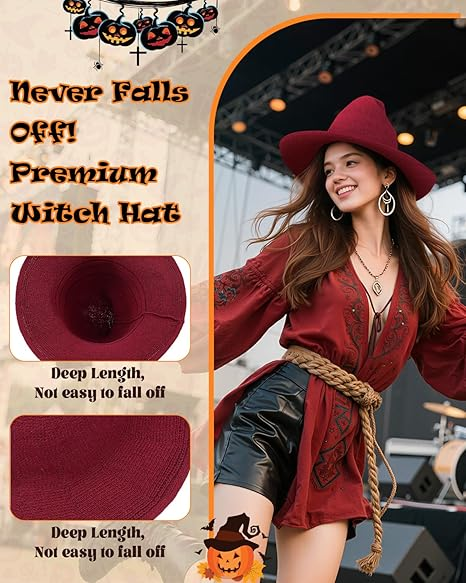 🎃Halloween Sale 40% Off🎃Witch Hat for Halloween