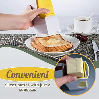 💖Last Day $12.99!🥨Stick Butter Cutter Slicer Butter Slicer Dispenser Toast Shredder Chocolate Kitchen Tools To Keep Butter Stick Fresh