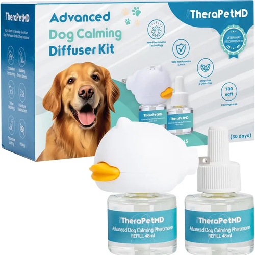 🐶Special price $13.99!🐕‍🦺Advanced Dog Calming Diffuser Kit 1-3 Pack Stops Peeing Barking Anxiety Odorless Scented Room Aromatizer with Soft Blue Light Indicator for Calm Dog Environment