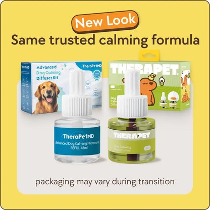 🐶Special price $13.99!🐕‍🦺Advanced Dog Calming Diffuser Kit 1-3 Pack Stops Peeing Barking Anxiety Odorless Scented Room Aromatizer with Soft Blue Light Indicator for Calm Dog Environment