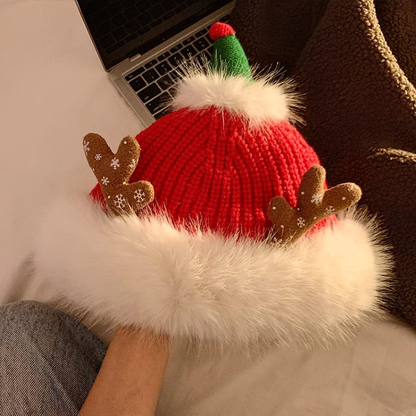 🎁Christmas sale 40% off🎁 Christmas Thick Plush Hat
