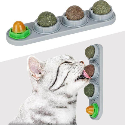 🐾💚 Catnip Energy Ball for Cats 😸✨ Edible & Lick-Safe Chew Toy 🦷🍃 Promotes Healthy Teeth and Playful Energy 🐱🎾 Perfect for Curious Kittens & Happy Cats! 🐈💕