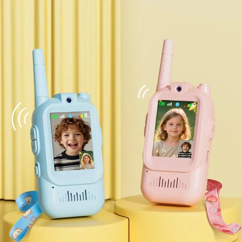 💖🎁 Video Walkie-Talkie Toy Set (2-Pack)📸📡 Clear talk & video play🎉✨