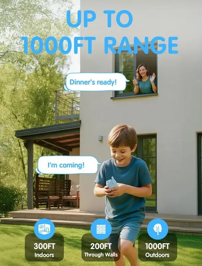 💖🎁 Video Walkie-Talkie Toy Set (2-Pack)📸📡 Clear talk & video play🎉✨