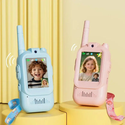 💖🎁 Video Walkie-Talkie Toy Set (2-Pack)📸📡 Clear talk & video play🎉✨