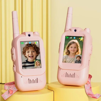 💖🎁 Video Walkie-Talkie Toy Set (2-Pack)📸📡 Clear talk & video play🎉✨