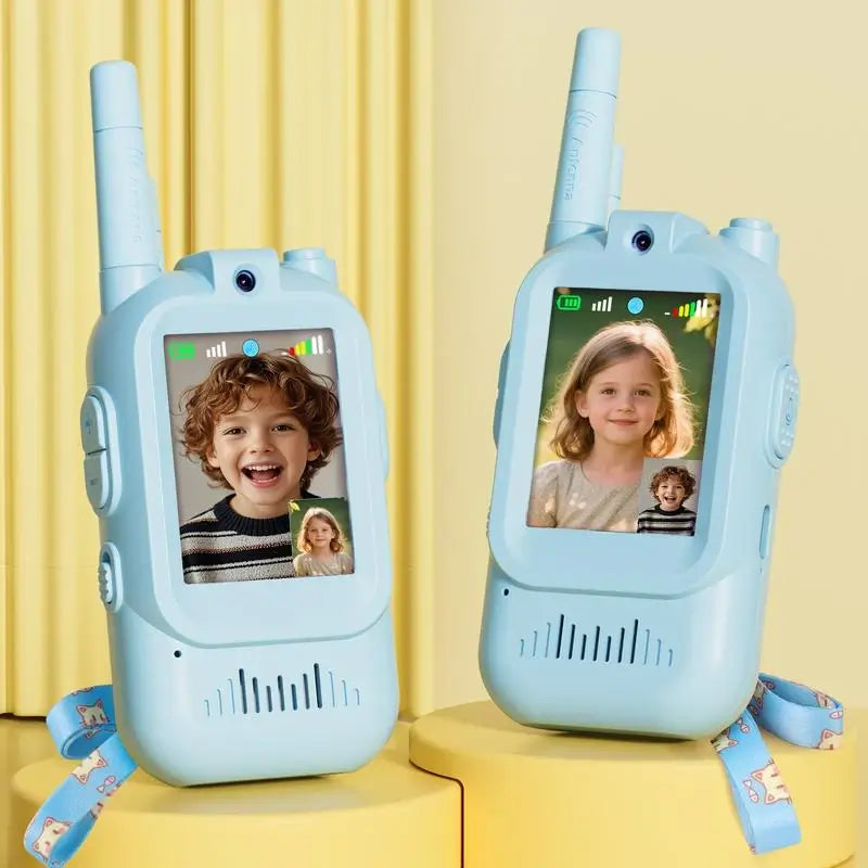 💖🎁 Video Walkie-Talkie Toy Set (2-Pack)📸📡 Clear talk & video play🎉✨