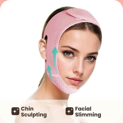 💆‍♀️✨ V Line Lifting Mask with Chin Strap 💖👑 Double Chin Reducer & Face Sculpting Tool 💋 Perfect Gift for Radiant Confidence 🎁🌸