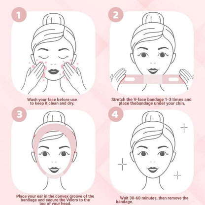 💆‍♀️✨ V Line Lifting Mask with Chin Strap 💖👑 Double Chin Reducer & Face Sculpting Tool 💋 Perfect Gift for Radiant Confidence 🎁🌸