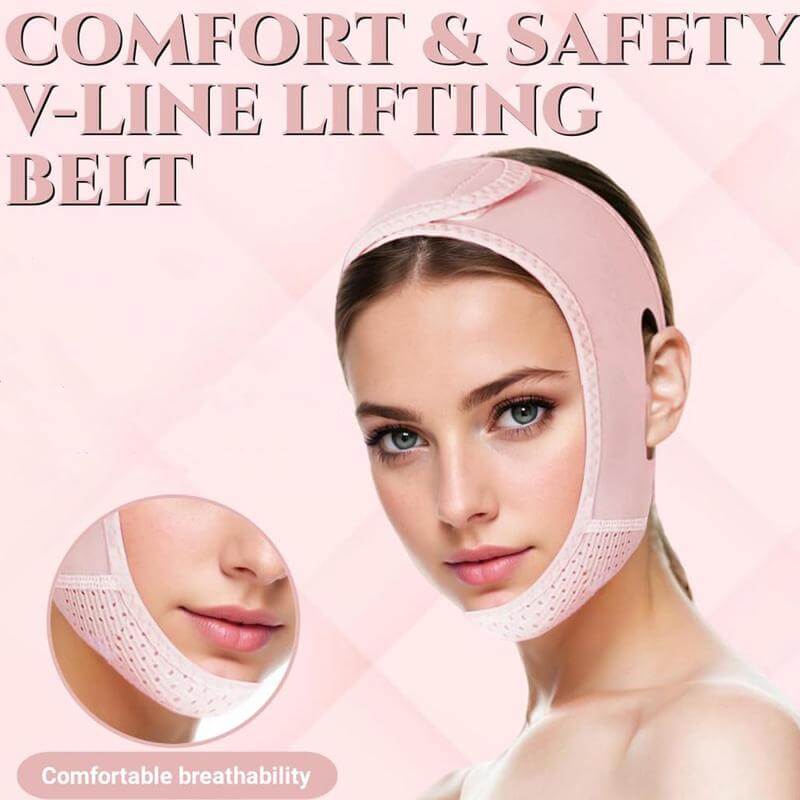 💆‍♀️✨ V Line Lifting Mask with Chin Strap 💖👑 Double Chin Reducer & Face Sculpting Tool 💋 Perfect Gift for Radiant Confidence 🎁🌸