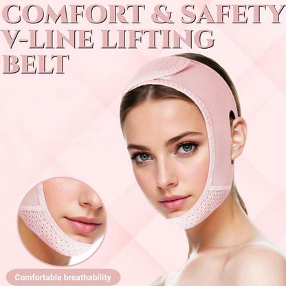 💆‍♀️✨ V Line Lifting Mask with Chin Strap 💖👑 Double Chin Reducer & Face Sculpting Tool 💋 Perfect Gift for Radiant Confidence 🎁🌸