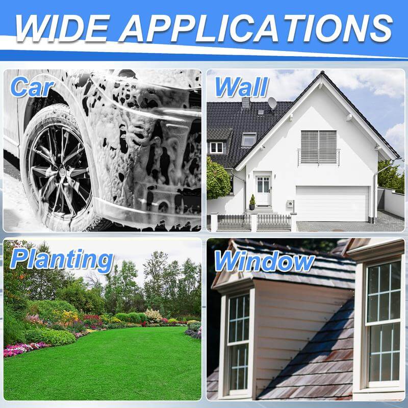 💦⚡Limited-Time Deal!⏰ Daily-Use Short-Handle High-Pressure Spray Gun with 5 Nozzles — Power Clean Anything Fast!🔥