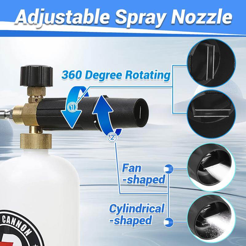 💦⚡Limited-Time Deal!⏰ Daily-Use Short-Handle High-Pressure Spray Gun with 5 Nozzles — Power Clean Anything Fast!🔥