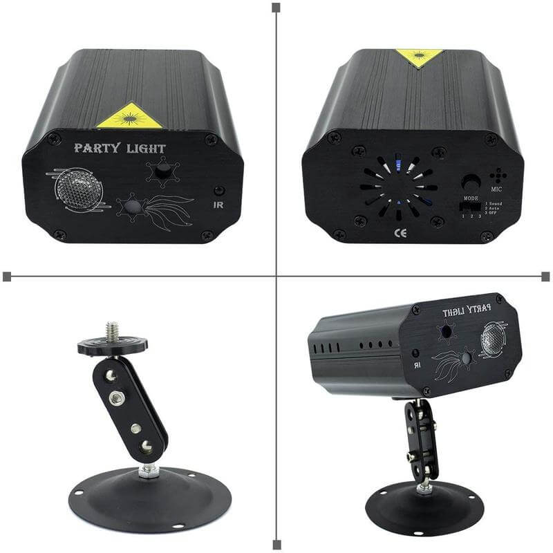 🎉✨ All-Aluminum One-Body Party Disco Light 🎶💡 With Remote Control & USB Power 🔌 Perfect for Party, Birthday, Wedding, Holiday, Christmas & Halloween 🎊🕺 Light Up Every Celebration! 🌈💥