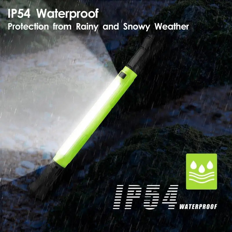 🔦💥 3000LM Work Light Flashlight — 5200mAh Rechargeable 🔋 | Magnetic Base 🧲 + Hanging Hooks 🪝 | Underhood & Garage Lighting 🚗🏚️ | Waterproof & Durable 💧 | Emergency Ready ⚡