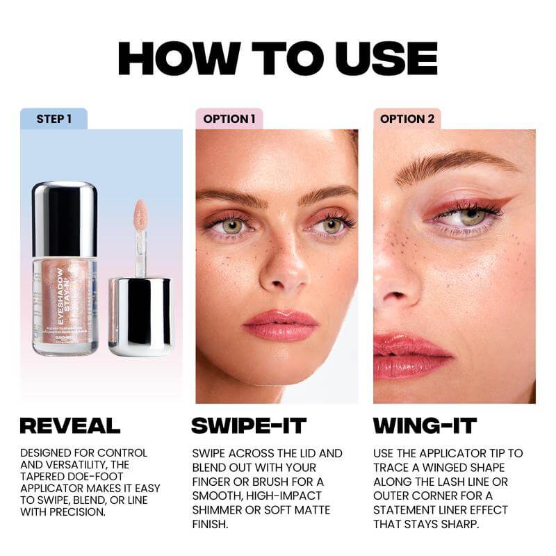 💫✨ Long-Lasting Liquid Eyeshadow 💖💄 Crease-Proof, Shimmering Glam for All-Day Radiance 👁️🌈