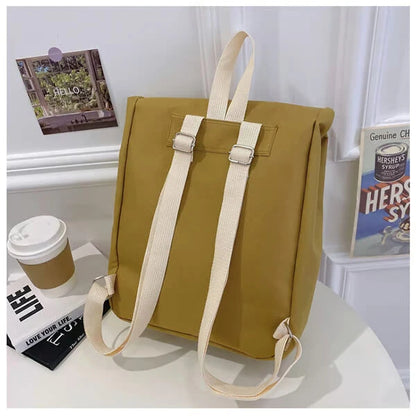 🎒✨ Classic Retro Fashion Large-Capacity Backpack 🧵👜 Cute Canvas Crossbody | 🎨 Casual & Stylish | 🌈 Perfect for Daily Adventures