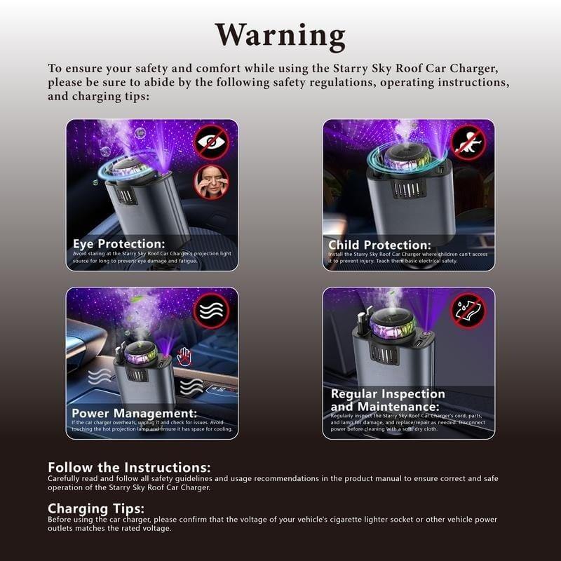 🚗⚡Flash Sale Alert!⏰ 4-in-1 Ultra-Fast Retractable Car Charger — Dual Ports, Aroma Boost & Starlight Speed🔥