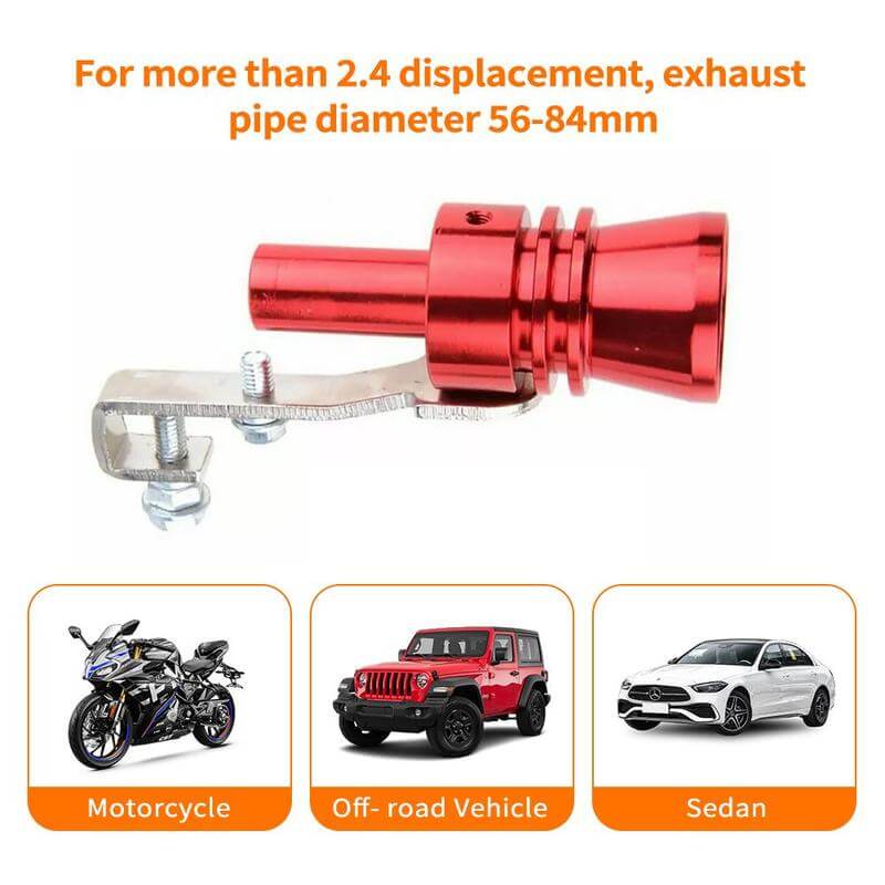 🚗💨 Turbo Roar – Turbo Sound Simulator 🔊✨ Stainless Steel Universal Turbo Noisemaker 🔧🔥 For Car, Truck & SUV 🚙💥 Turn Heads with That Turbo Whistle Sound! 🎶