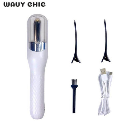💇‍♀️✨ [Wavy Chic] Cordless Split End Trimmer 🔋✂️ Repair & Care System 💖 Smooth, Healthy, Salon-Perfect Hair Anytime, Anywhere 🌟💁‍♀️