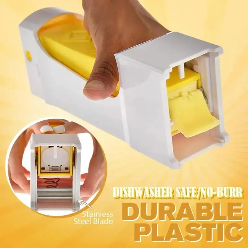 💖Last Day $12.99!🥨Stick Butter Cutter Slicer Butter Slicer Dispenser Toast Shredder Chocolate Kitchen Tools To Keep Butter Stick Fresh