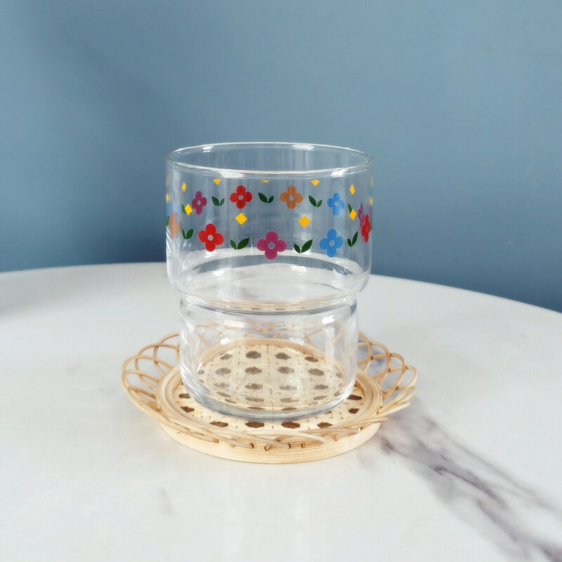 Vintage glass and water cup