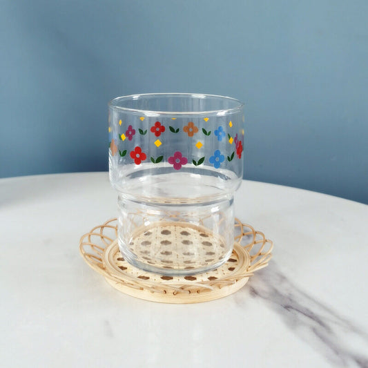 Vintage glass and water cup